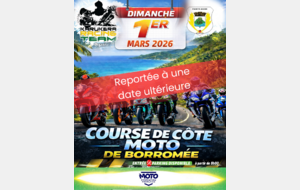 Report course de côte Borromée